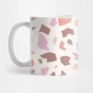 Warm pink and purple terrazzo pattern Mug